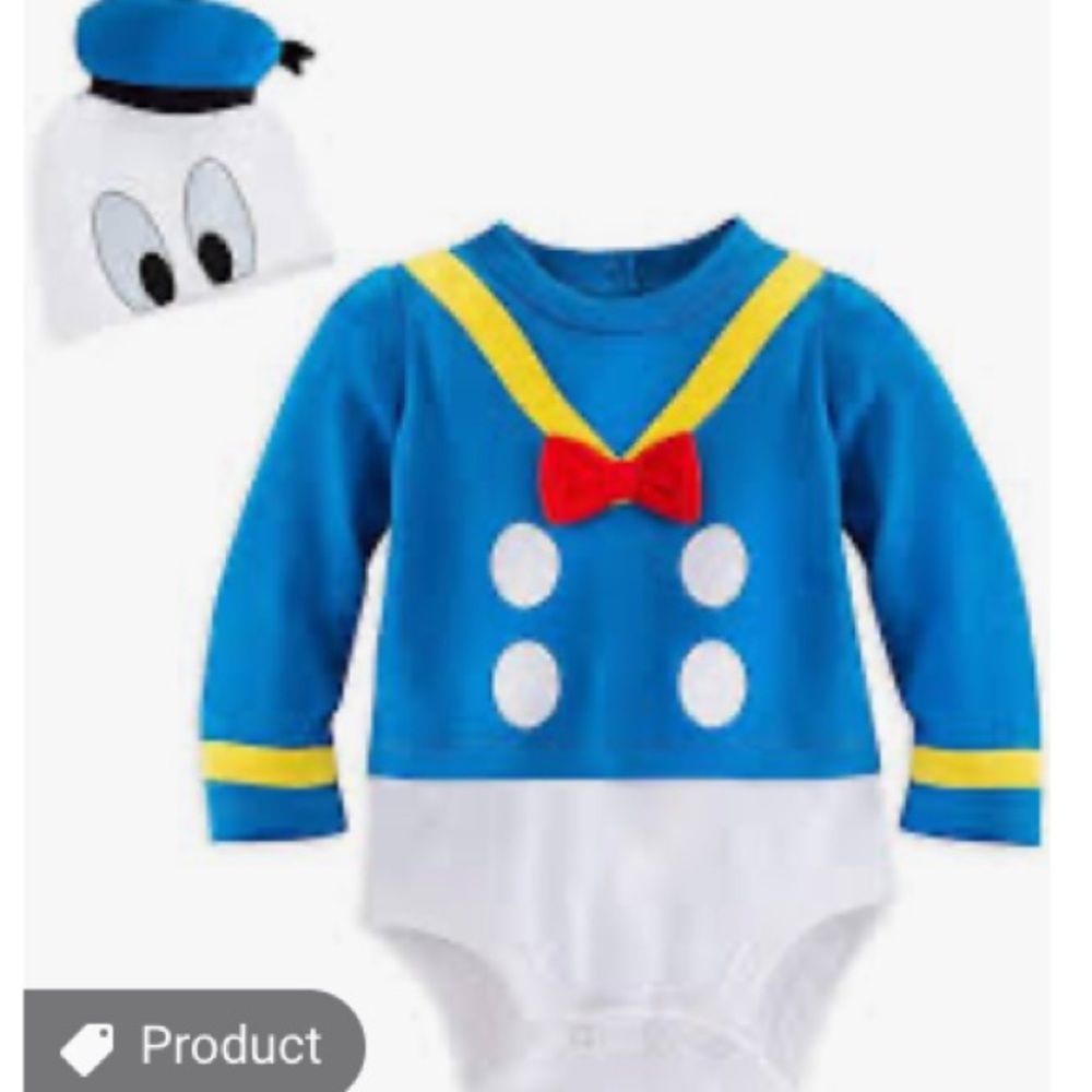 COPY - Donald Duck costume body suit for baby